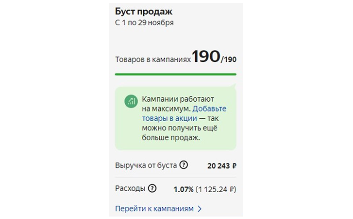 Буст продаж – реклама на Яндекс Маркете
